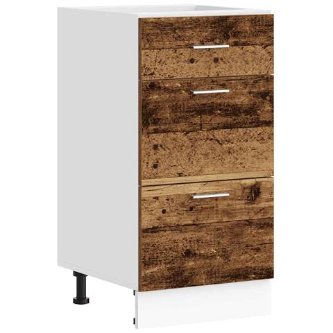 Armadio Inferiore “Lyon” Legno Antico 40x46x81,5 cm - Foto 1