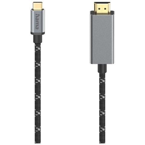 00200509 cavo HDMI 1,5 m HDMI tipo A (Standard) USB tipo-C Nero - Foto 1