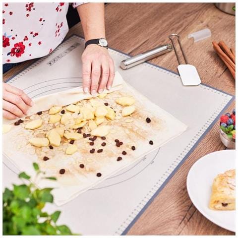 Rsle Back Silicone Work Mat, White, 68 X 53 X 0.1 Cm Tappetino Per Cottura - Foto 2