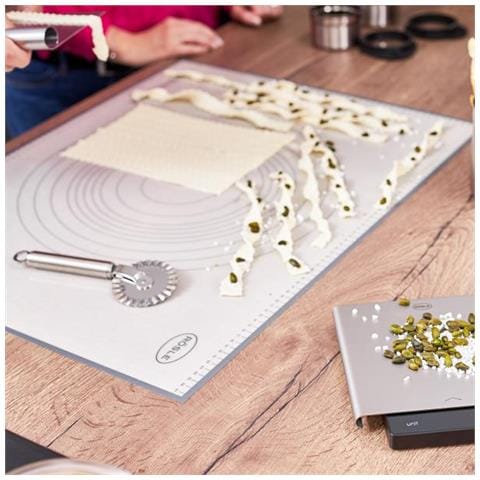 Rsle Back Silicone Work Mat, White, 68 X 53 X 0.1 Cm Tappetino Per Cottura - Foto 3