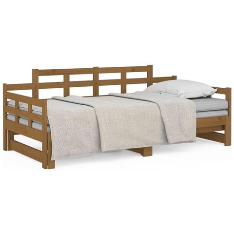 Dormeuse Estraibile Ambra Legno Massello Di Pino 2x (90x190) cm - Foto 1