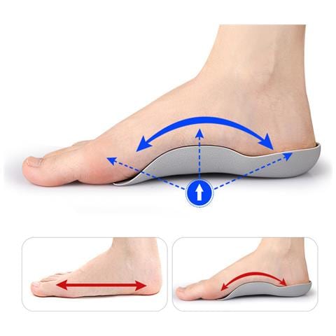 Solette Magnetiche Di Supporto Per L'arco Plantare Per Piedi Piatti Black L - Foto 4