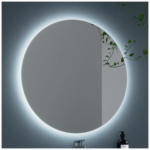 Specchio Illuminazione Led Tondo Mod. L105 - D. 60 Cm - Foto 1