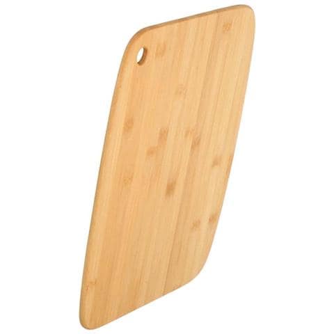 Tagliere In Legno Bambù 38x28cm Superficie Ampia Ecologico, Beige - Foto 1