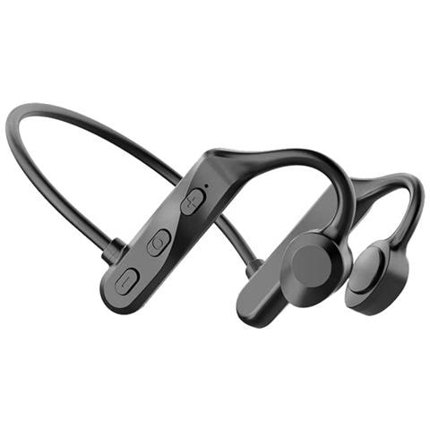 Cuffie Bluetooth 5.2 A Conduzione Ossea Modello Stan, Nero - Foto 1