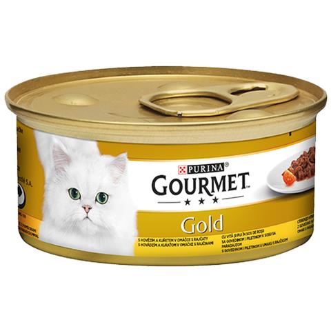 Purina GOURMET Gold, Adulto, Manzo, Pollo, 85 g - Foto 1