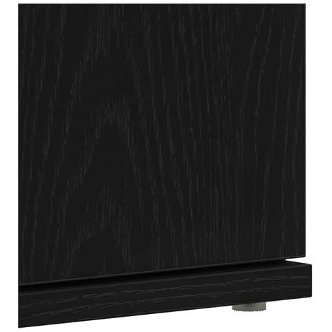 Mobile per scarpe Nero 80 x 39 x 180 cm Legno multistrato - Foto 9
