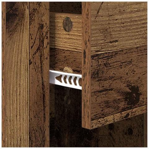 Armadio da Notte con cassetto Legno vecchio 50 x 36 x 60 cm - Foto 9