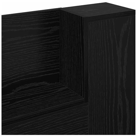 Testiera Rovere Nero 200 x 15 x 103,5 cm Legno multistrato - Foto 9