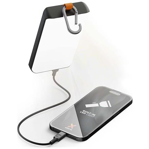 Powerbank Solare Go2 10000mah Porta Usb E Usb-c 15w Con Pannello 1w, Nero - Foto 2