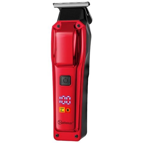 Tagliacapelli Ricaricabile Usb Con Display Digitale Lcd - Regolabarba Professionale Senza Fili Red - Foto 2