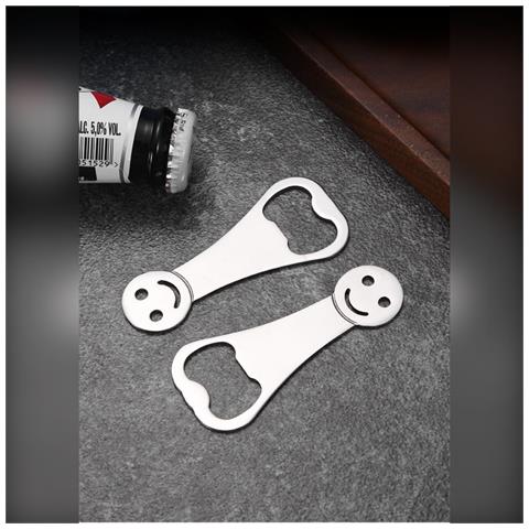 Set Di 5 Apribottiglie In Acciaio Inossidabile Con Cartone Animato - Apribottiglie Argento - Foto 2