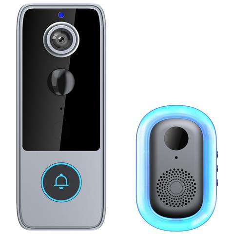 Videocitofono Wireless Hd Smart (m21) Con Scheda Tf Da 32gb - Monitoraggio Remoto E Audio Bidirezionale - Foto 1