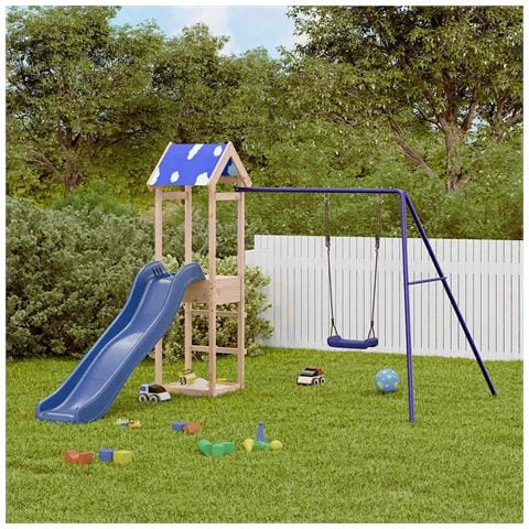 Set da Gioco da Esterno in Legno Massello di Pino - Foto 2