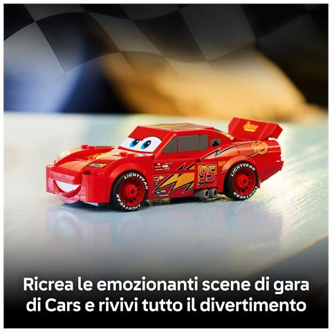 Speed Champions 77255 Saetta McQueen, Macchina Giocattolo da Collezione, Idea Regalo Disney per Fan del Film Pixar Cars - Foto 2