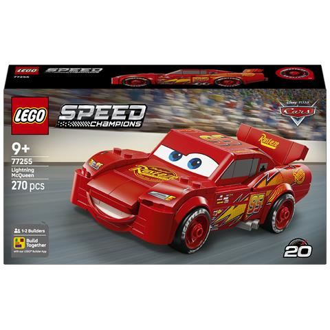 Speed Champions 77255 Saetta McQueen, Macchina Giocattolo da Collezione, Idea Regalo Disney per Fan del Film Pixar Cars - Foto 1