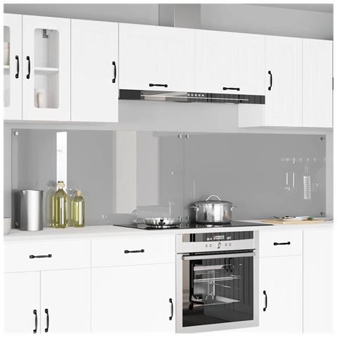 Rivestimento da Cucina 2 pcs Grigio chiaro 120 x 60 cm - Foto 2