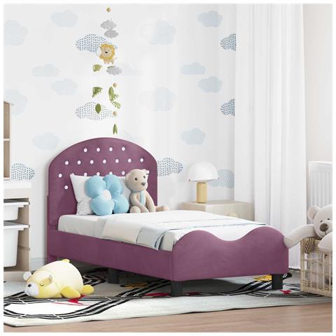 Struttura letto per bambini con testata Viola 70 x 140 cm - Foto 2