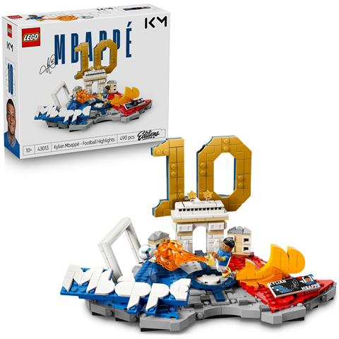 Editions 43013 Kylian Mbappé - Highlights Calcistici, Giocattolo 3D da Esposizione con Minifigure, Regalo Bambini da 10+ - Foto 24