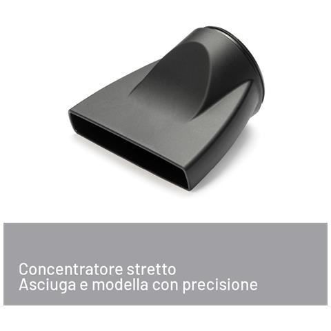 Asciugacapelli S6 2000, 2200W, 2 velocità, 3 temperature, Colpo Aria Fredda, Convogliatore Stretto - Foto 4