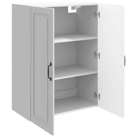Mobiletto a muro Bianco Lucido 66 x 34,5 x 90 cm - Foto 2
