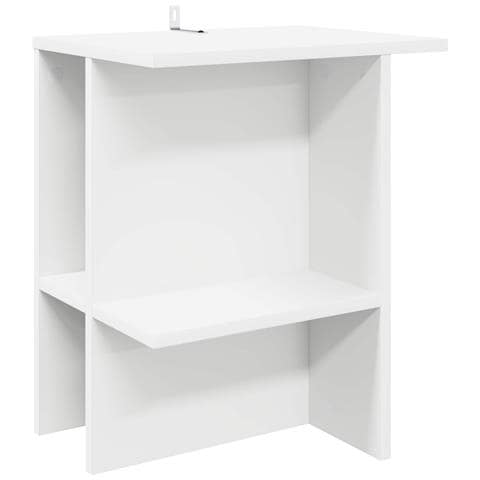 Tavolino da salotto Bianco 40 x 30 x 49 cm Legno ingegnerizzato - Foto 1