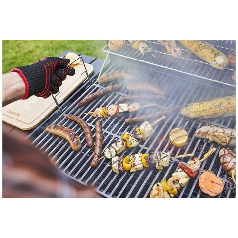 140252 barbecue per l'aperto e bistecchiera Carbone + legna da ardere - Foto 5