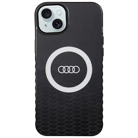 Audi Iml Iml Grande Logo Magsafe Case Per Iphone 15 Plus / 14 Plus - Nero - Foto 1