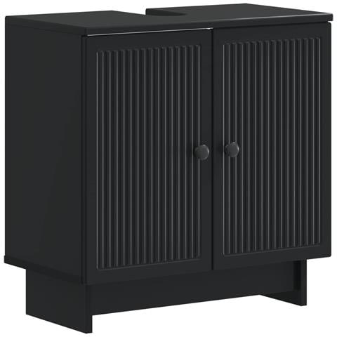 Armadio per Lavabo da Bagno EDE Nero 59,5 x 31,5 x 59 cm - Foto 1