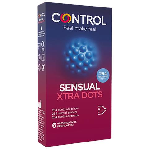 Control Sensual Xtra Dots 6 Pezzi - Foto 1