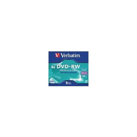 DVD-RW 4x Advanced SERL 4.7GB 5pz Jewel Case - Foto 5