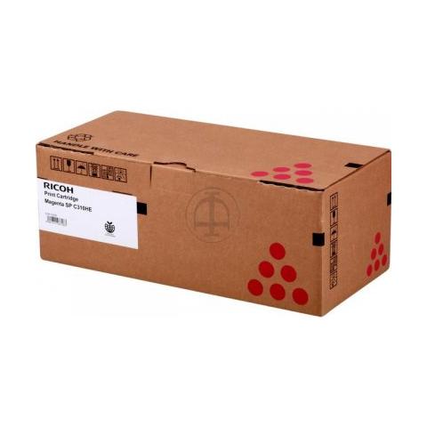 407636 Toner Originale Magenta per SPC320DN / SPC231SF Capacità 6000 Pagine - Foto 1