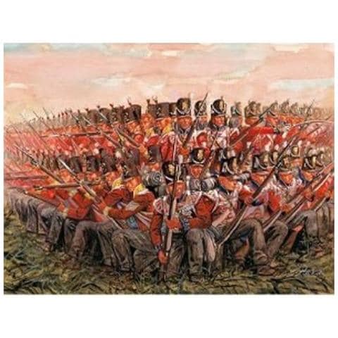 It6095 British Infantry 1815 Napoleon's Wars Kit 1:72 Modellino - Foto 1