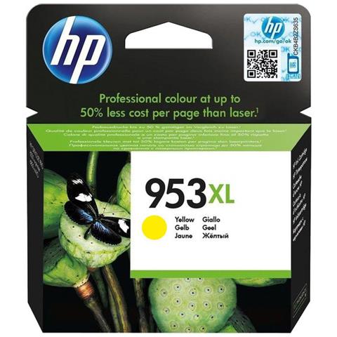 953xl Yellow Original Ink Cartridge 20ml 1600pagine Giallo Cartuccia Dinchiostro F6u18aebgx - Foto 2