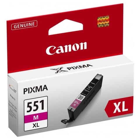 Originale Cli-551m Xl Magenta 6445b001 Ip 7250 Mg5450 Mg6350 551xl Capacita' 11ml - Foto 1
