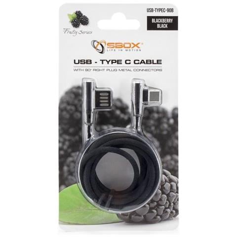 ver Cavo Usb Angolato 90? Usb A / usb-c 1.5m Nero Nero 1,5 Metri - Foto 2