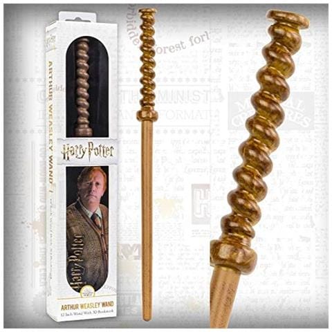 La Nobile Collezione Arthur Weasley 30cm PVC Wand con Prismatic Bookma. . . - Foto 1