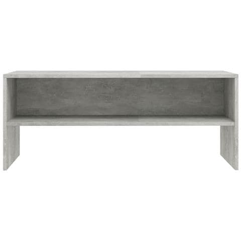 Mobile Porta TV Grigio Cemento 100x40x40cm in Legno Multistrato - Foto 2
