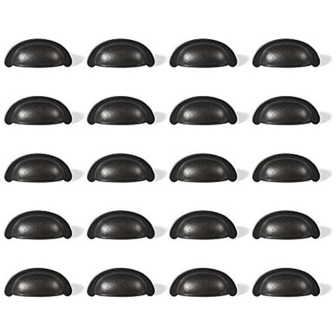 9160114 Maniglia Per Mobile, Cc 64mm, Zama, Nero, Set Di 20 - Foto 1