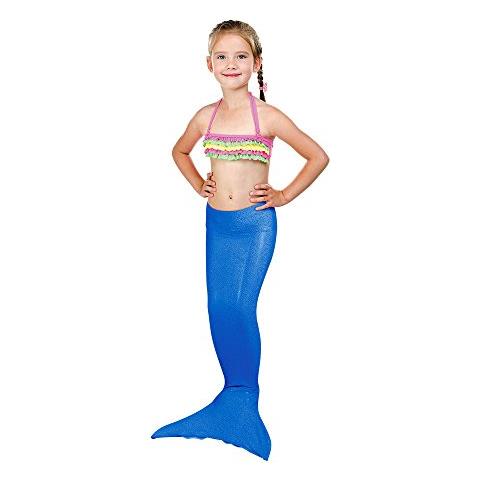 -aquatail-pinne Da Sirena, Taglia M, 6-12 Anni, Colore: Blu, 00502 - Foto 2