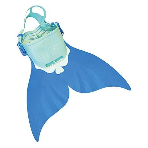 -aquatail-pinne Da Sirena, Taglia M, 6-12 Anni, Colore: Blu, 00502 - Foto 1