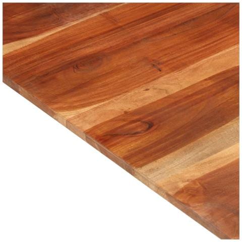 Piano Tavolo in Legno Massello di Acacia 15-16 mm 70x80 cm - Foto 8