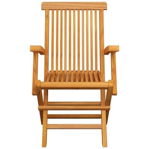 Sedie da Giardino con Cuscini Beige 3 pz Massello di Teak - Foto 10
