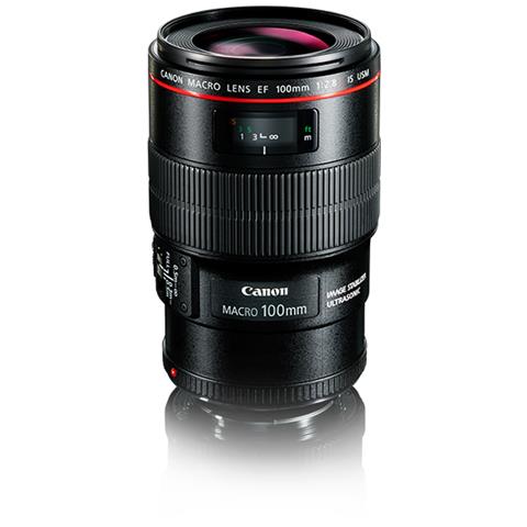 EF 100mm f / 2.8L IS USM Macro, SLR, 15/12, Macro, , 1x, Nero - Foto 1