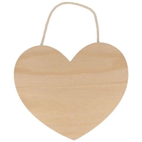 Cuore Di Legno Da Appendere 25 X 22 Cm - Foto 1