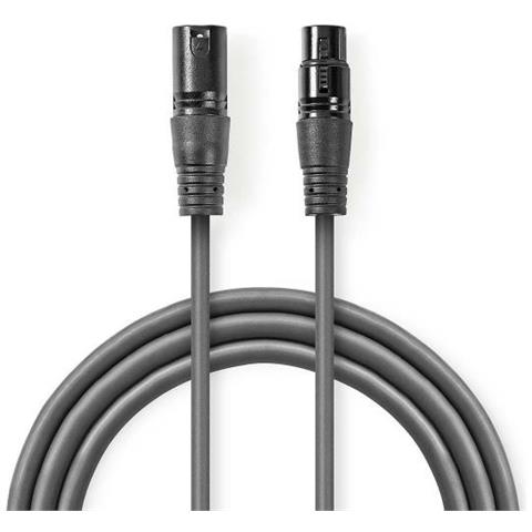 Cavo Audio Coth15010gy50 Xlr (3 Pin) Grigio (coth15010gy50) - Foto 1