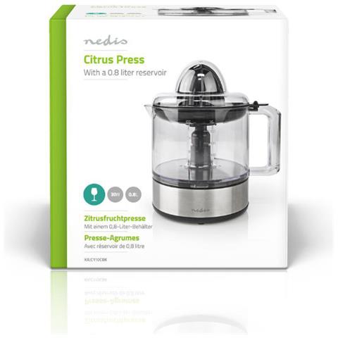 Spremiagrumi KAJC110CBK con Capacità 0.8 Litri Potenza 30 W Colore Nero/Argento - Foto 8