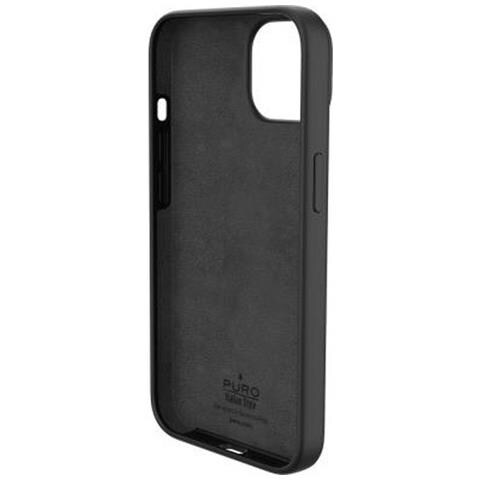 Cover Icon In Silicone Per Iphone 14 Compatibile Con Magsafe, Nero - Foto 2