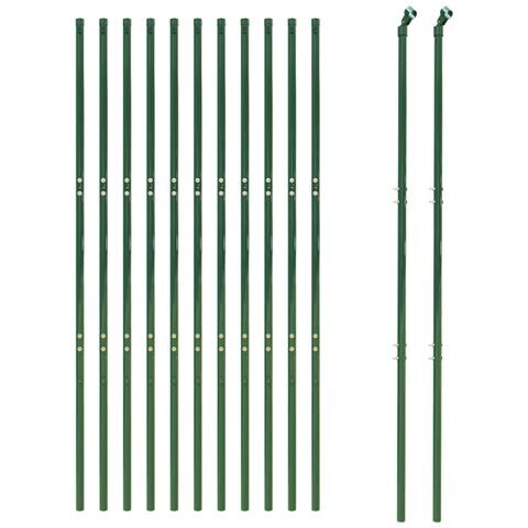 Recinzione Metallica Verde 2x25 M In Acciaio Zincato - Foto 2