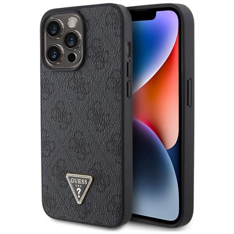 Cover Per Iphone 15 Pro Max Triangle Diamond 4g, Nero - Foto 2